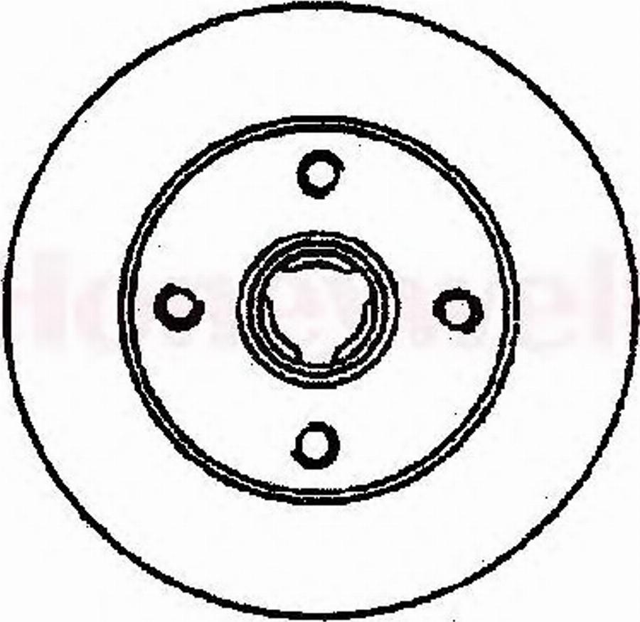 BENDIX 561460 B - Brake Disc autospares.lv