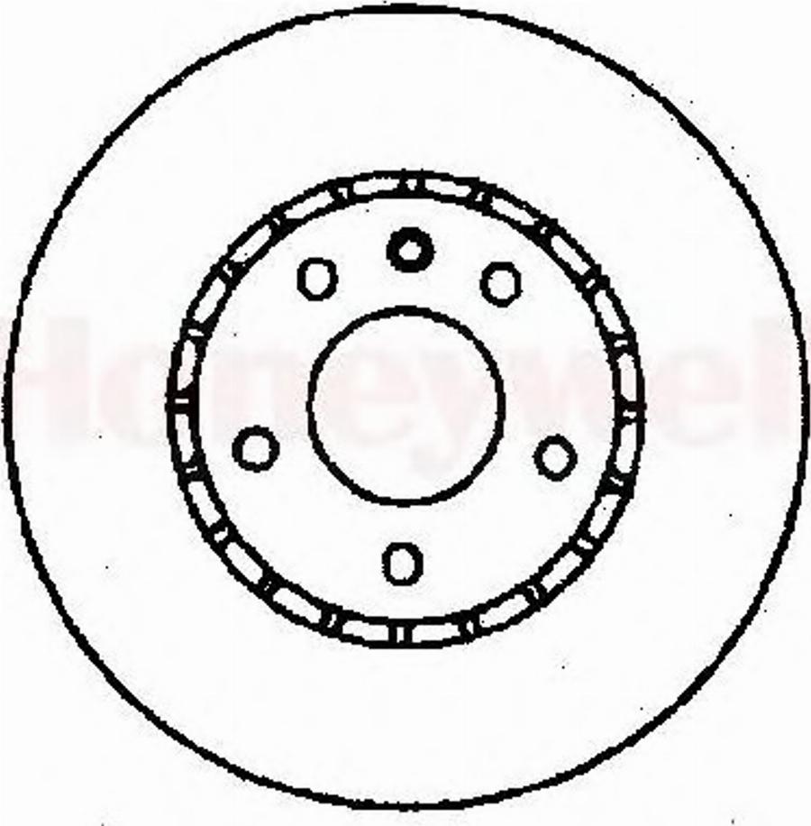 BENDIX 561406 B - Brake Disc autospares.lv