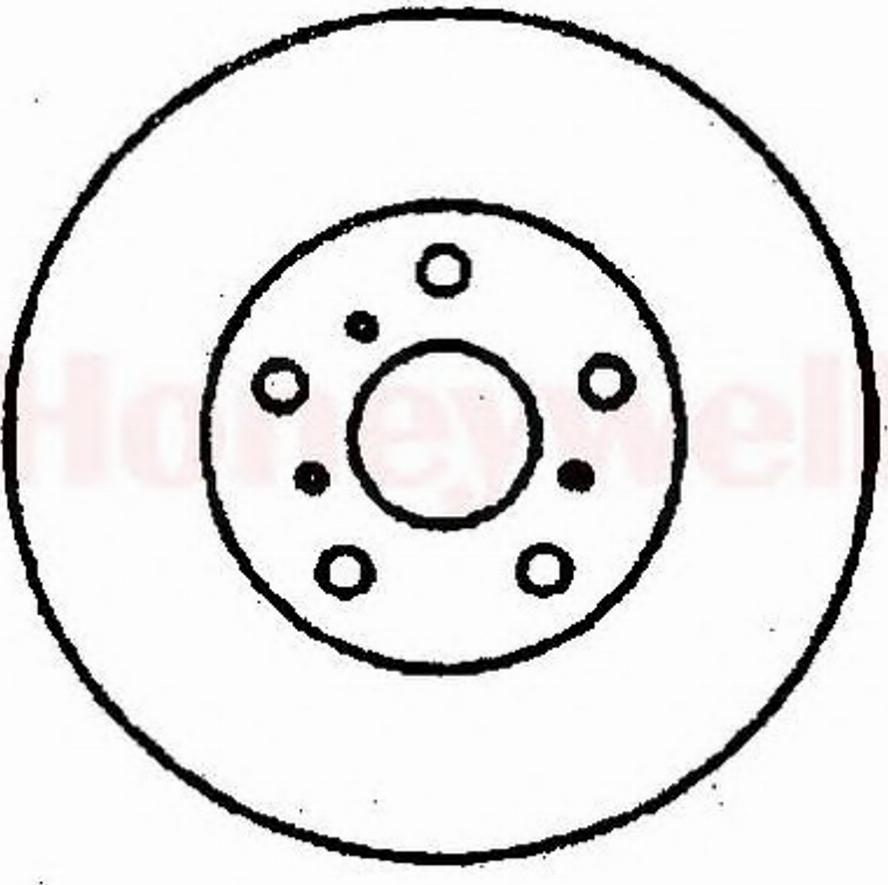 BENDIX 561427B - Brake Disc autospares.lv