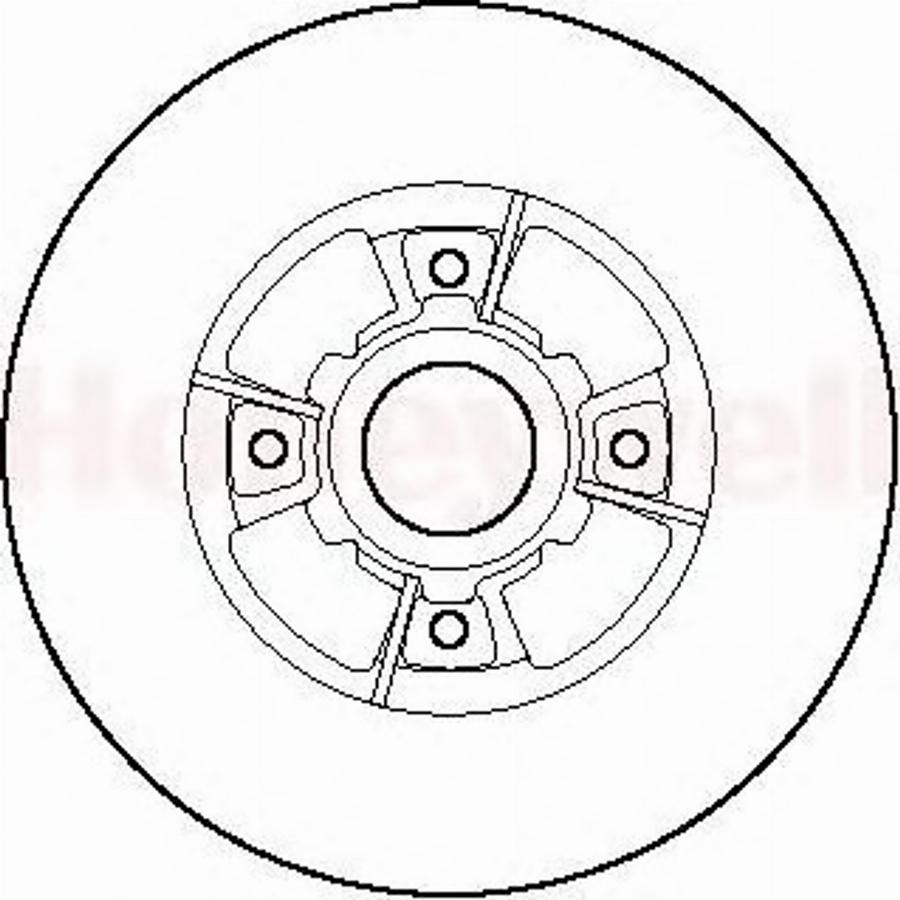 BENDIX 561591 B - Brake Disc autospares.lv