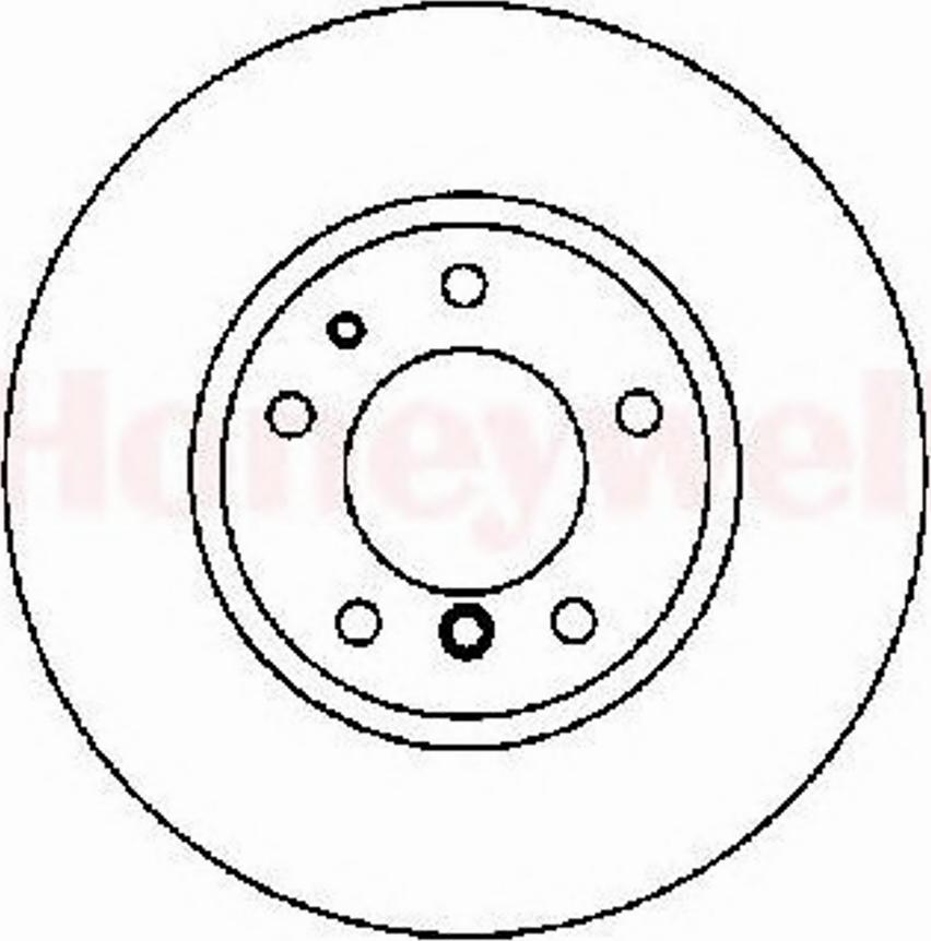 BENDIX 561554 B - Brake Disc autospares.lv