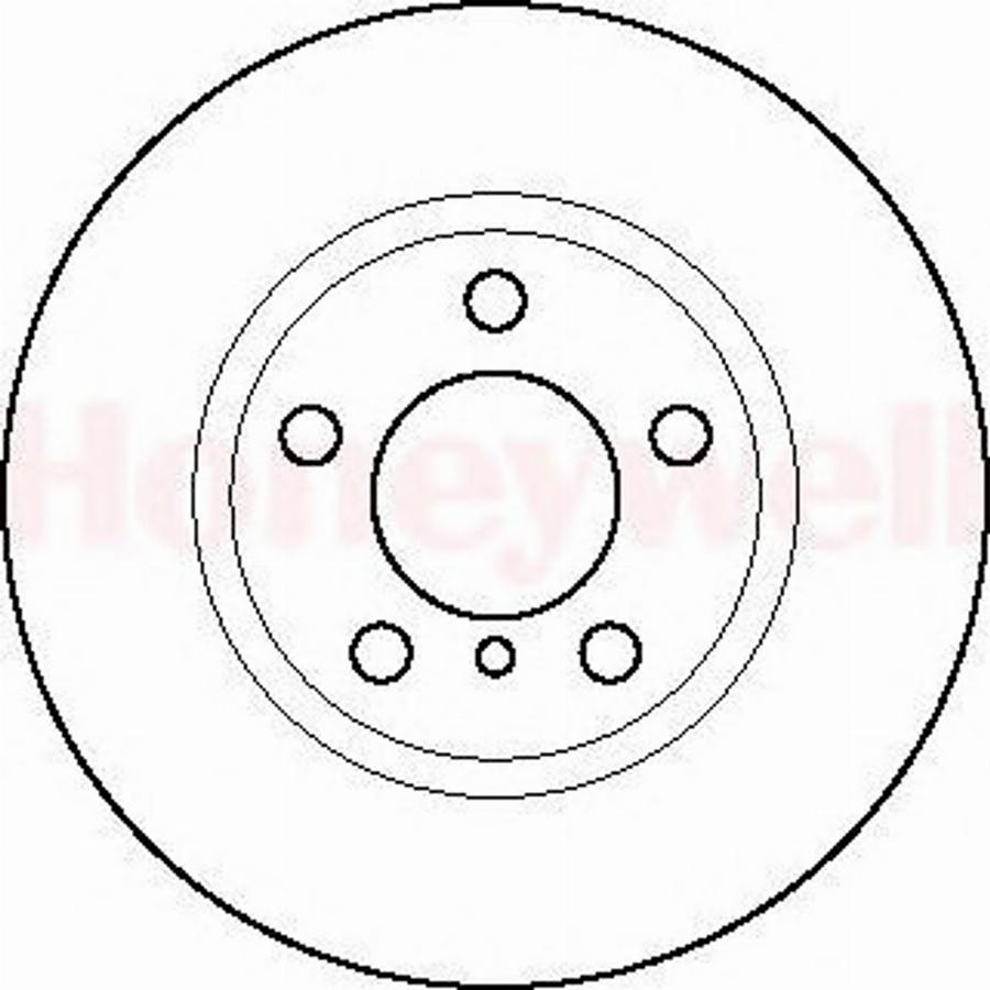 BENDIX 561551 B - Brake Disc autospares.lv