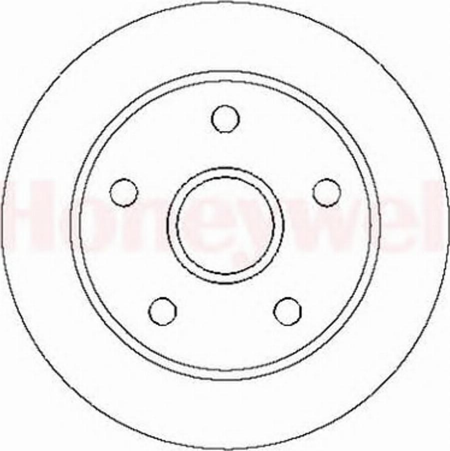 BENDIX 561566 B - Brake Disc autospares.lv