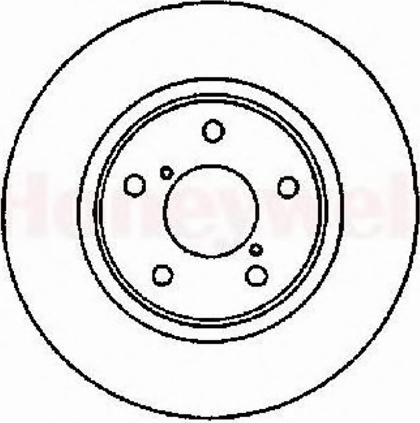 BENDIX 561505 B - Brake Disc autospares.lv