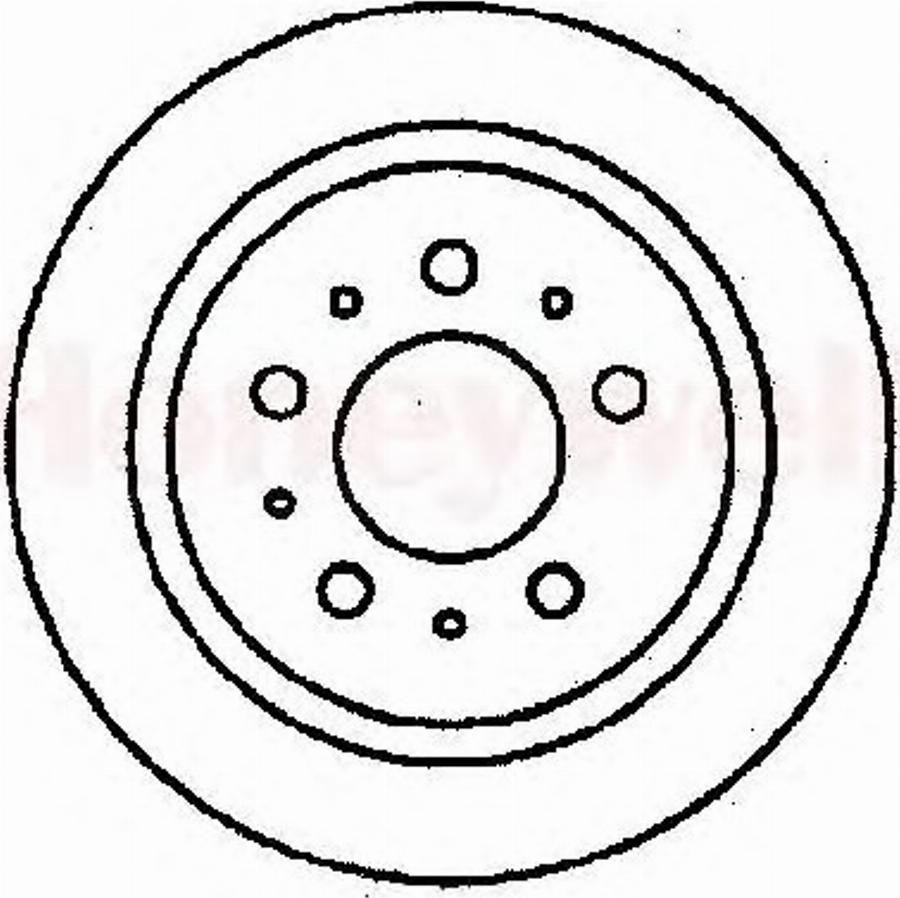 BENDIX 561506 B - Brake Disc autospares.lv