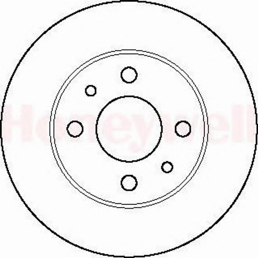 BENDIX 561582 B - Brake Disc autospares.lv