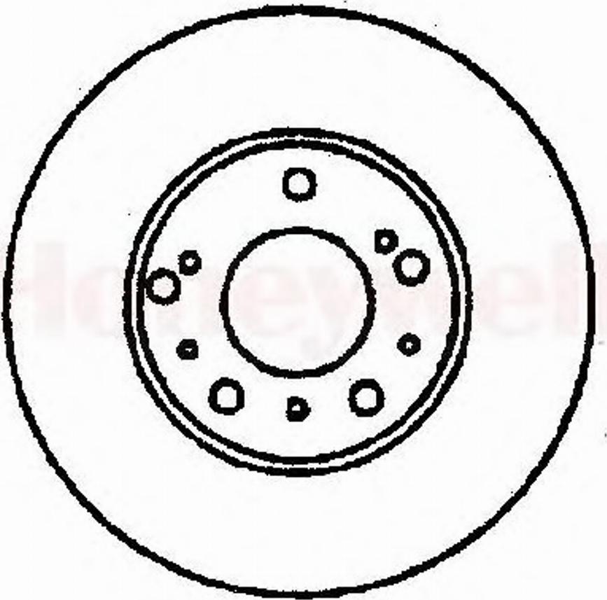 BENDIX 561532 B - Brake Disc autospares.lv