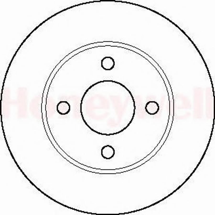 BENDIX 561690 B - Brake Disc autospares.lv