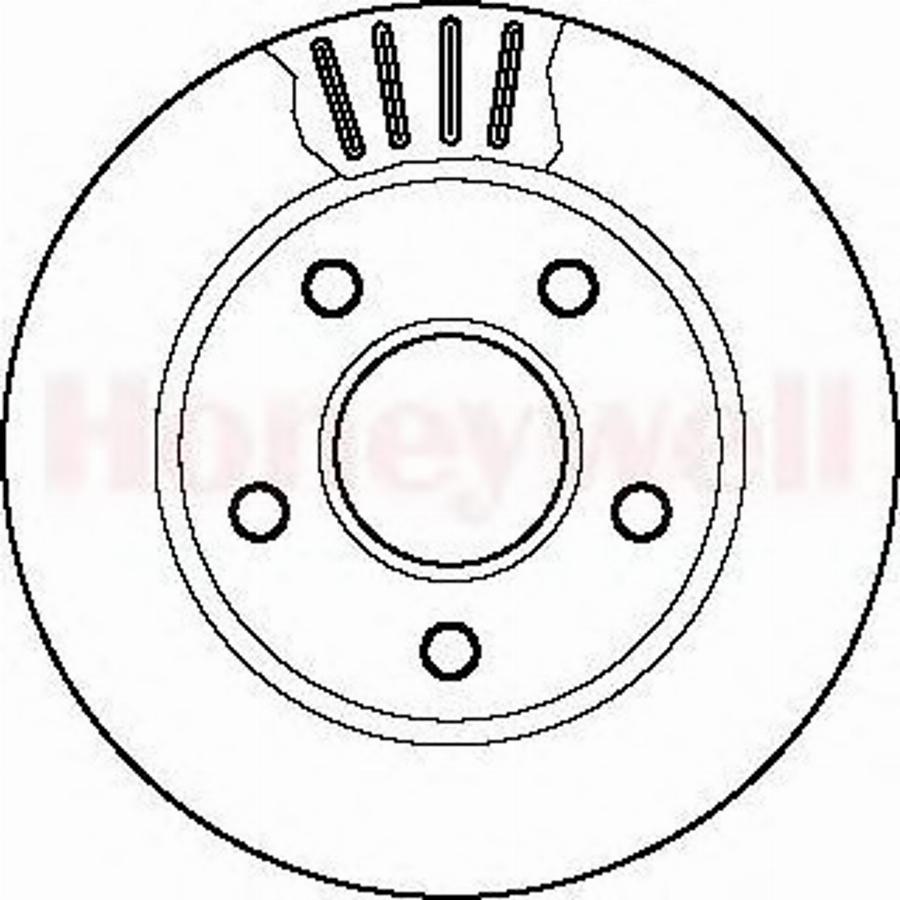 BENDIX 561654B - Brake Disc autospares.lv