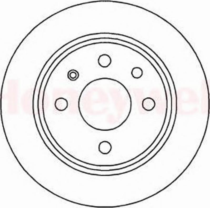 BENDIX 561652 B - Brake Disc autospares.lv