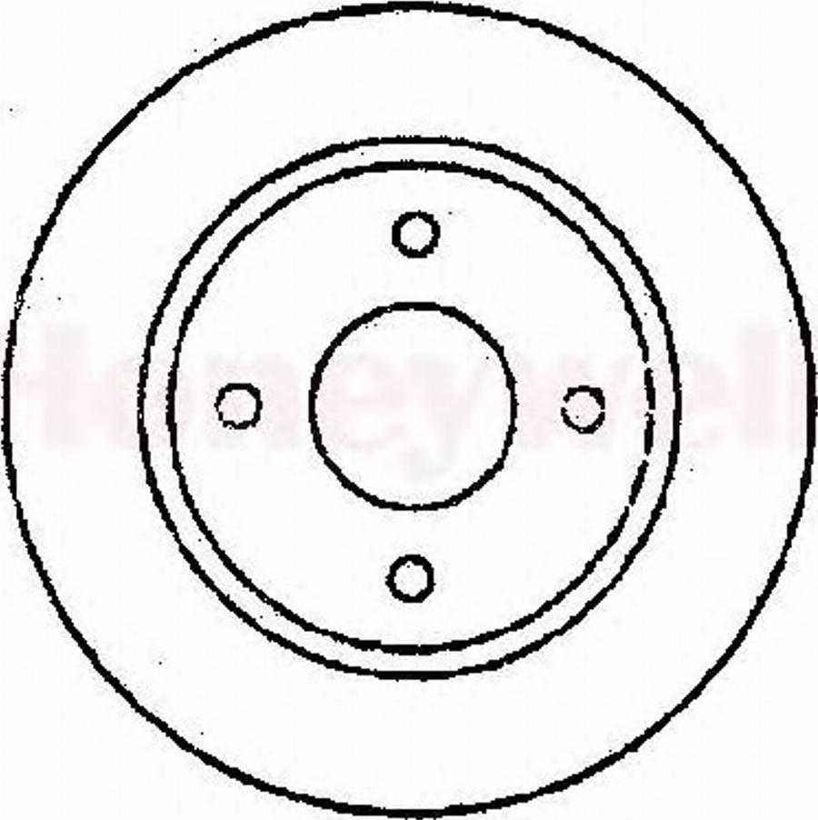 BENDIX 561663 B - Brake Disc autospares.lv