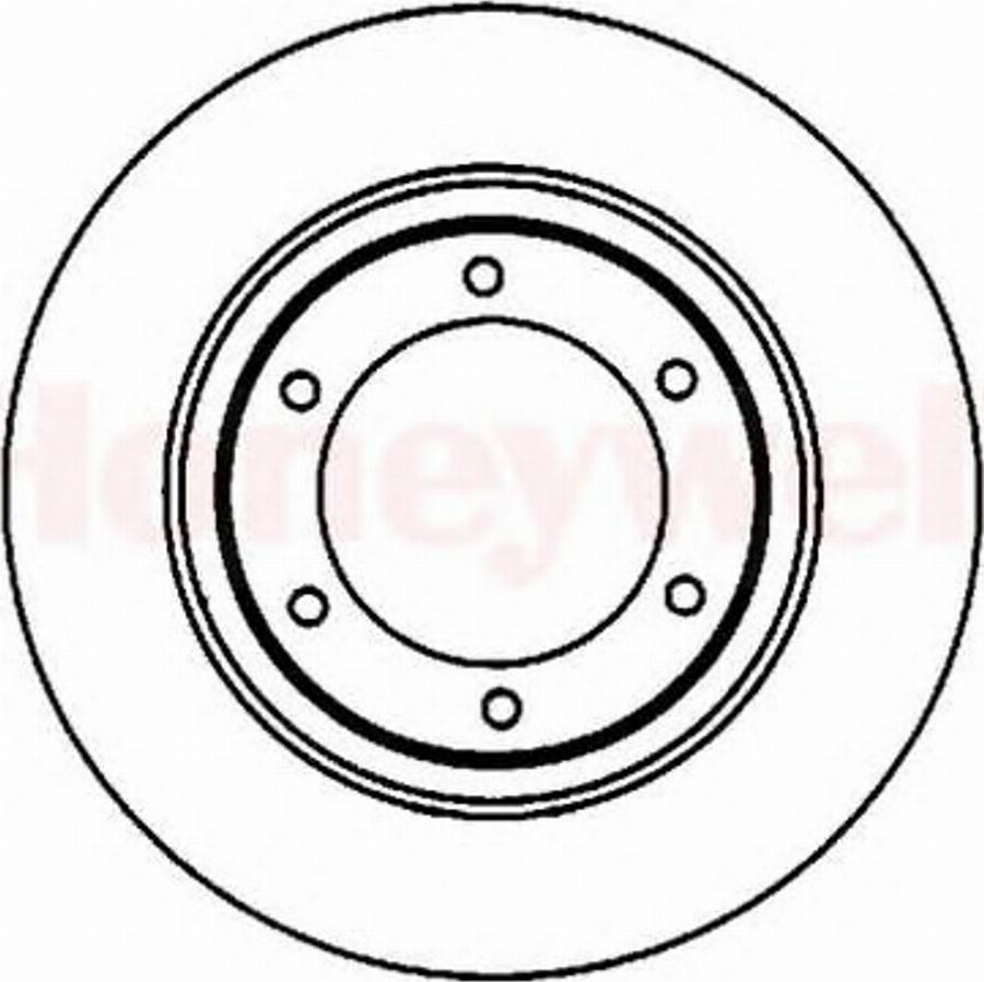 BENDIX 561099 B - Brake Disc autospares.lv