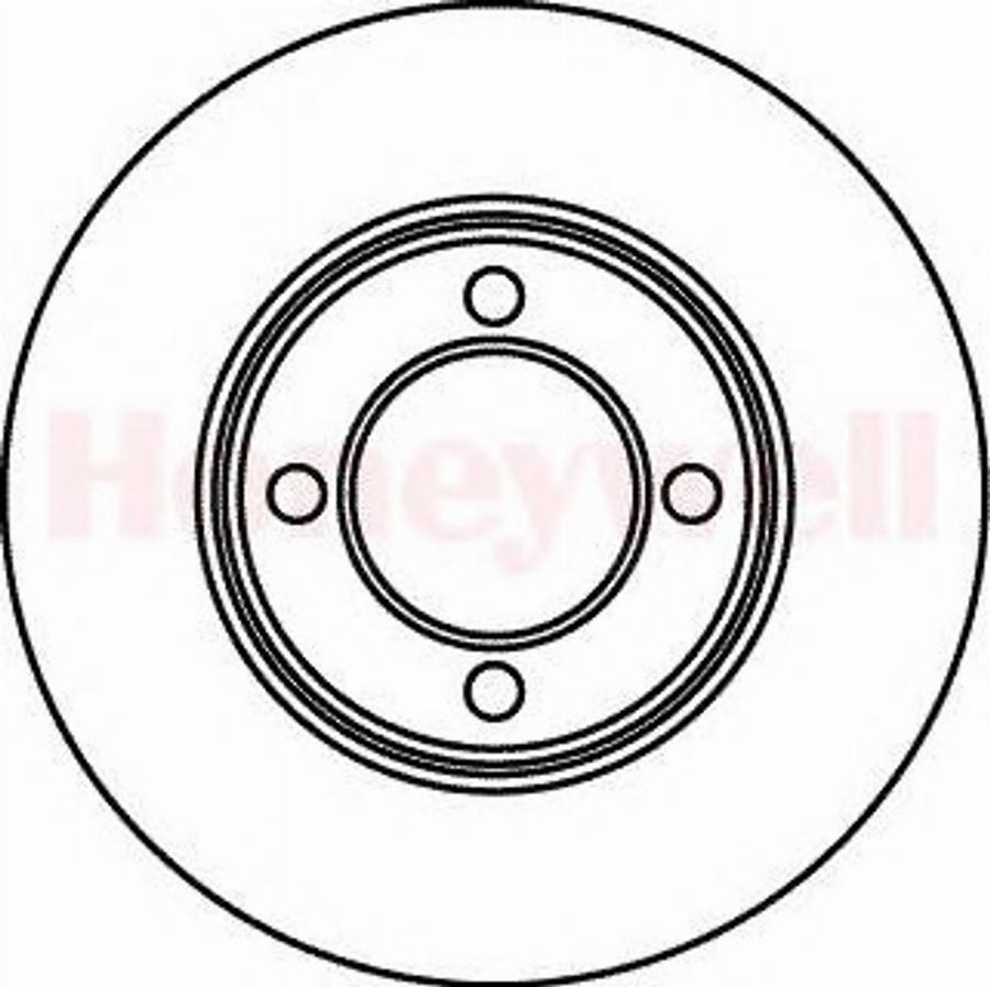 BENDIX 561026B - Brake Disc autospares.lv