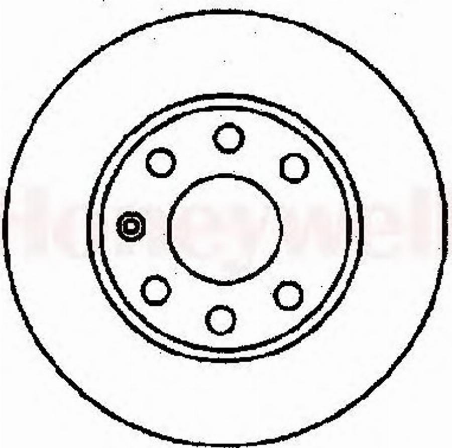 BENDIX 561142 B - Brake Disc autospares.lv