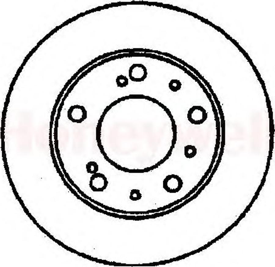 BENDIX 561117B - Brake Disc autospares.lv