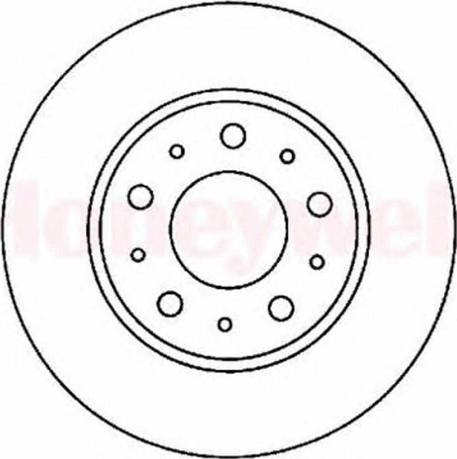 BENDIX 561866 B - Brake Disc autospares.lv