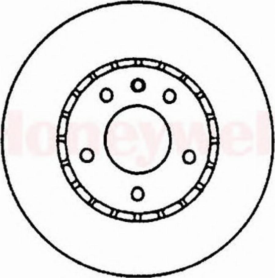 BENDIX 561821 B - Brake Disc autospares.lv