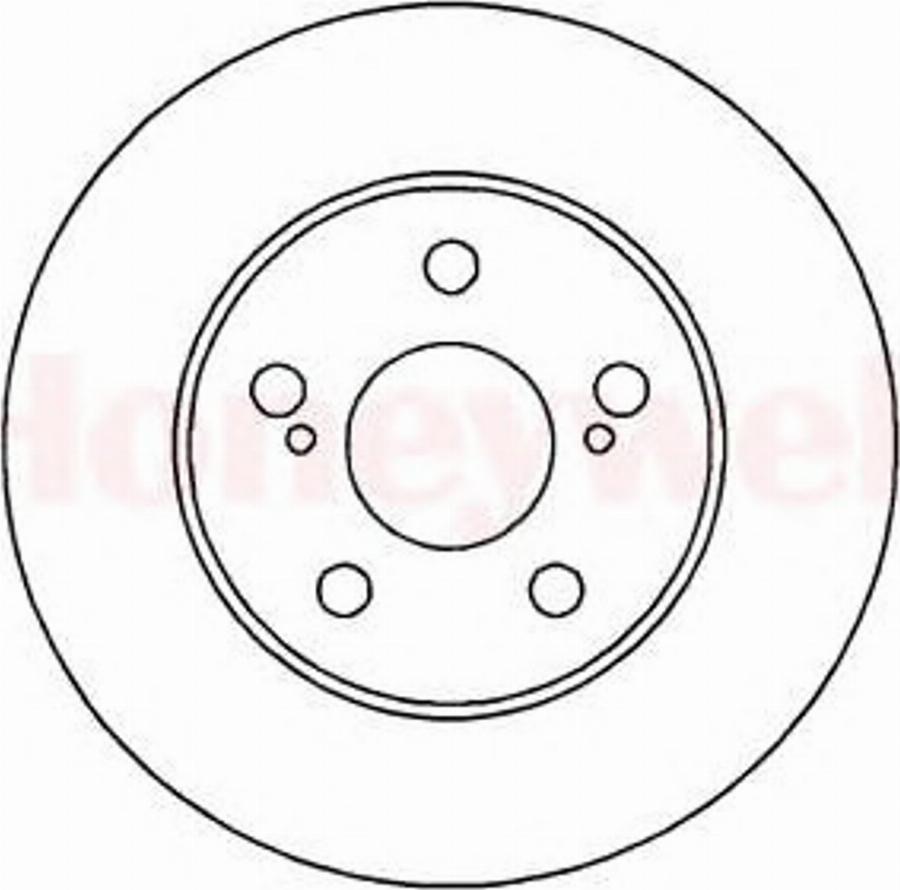 BENDIX 561822 B - Brake Disc autospares.lv