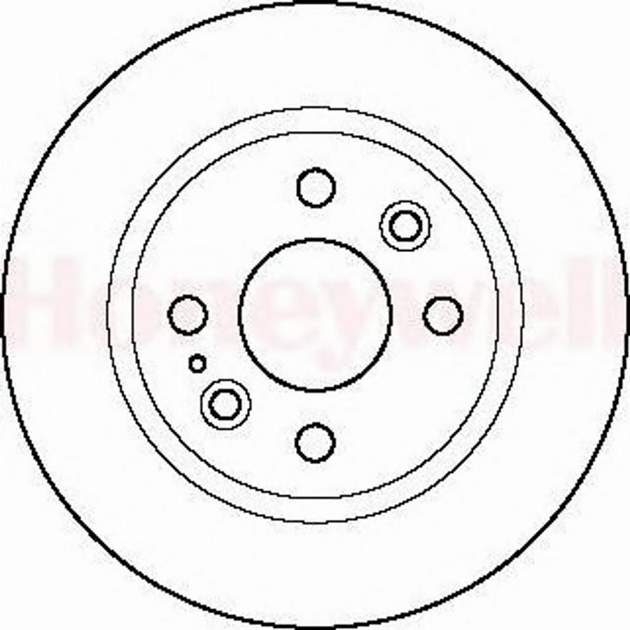 BENDIX 561872 B - Brake Disc autospares.lv