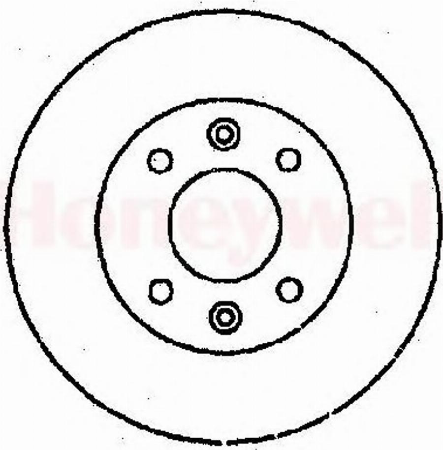 BENDIX 561364 B - Brake Disc autospares.lv