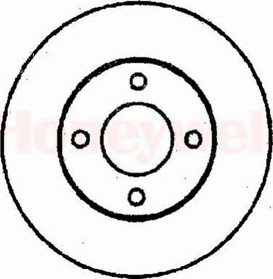 BENDIX 561312 B - Brake Disc autospares.lv