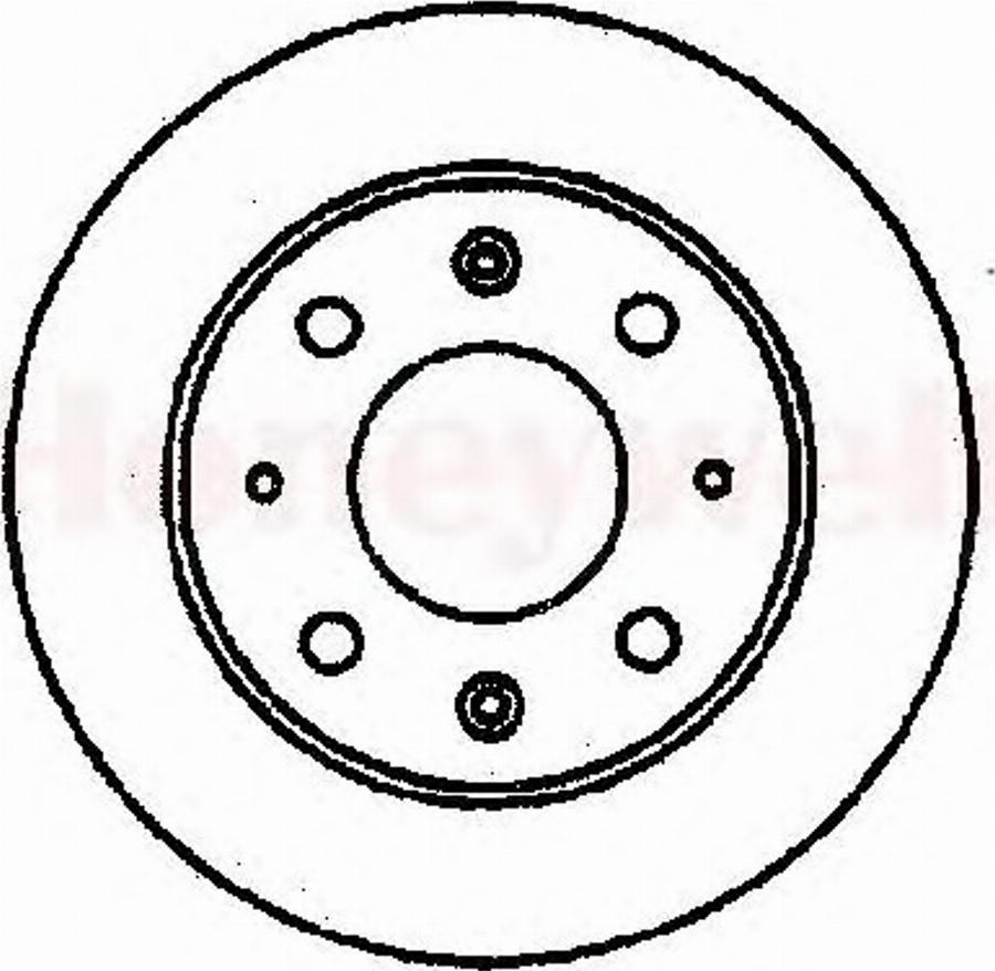 BENDIX 561384 B - Brake Disc autospares.lv