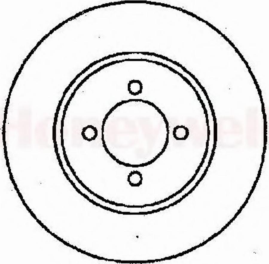 BENDIX 561374B - Brake Disc autospares.lv