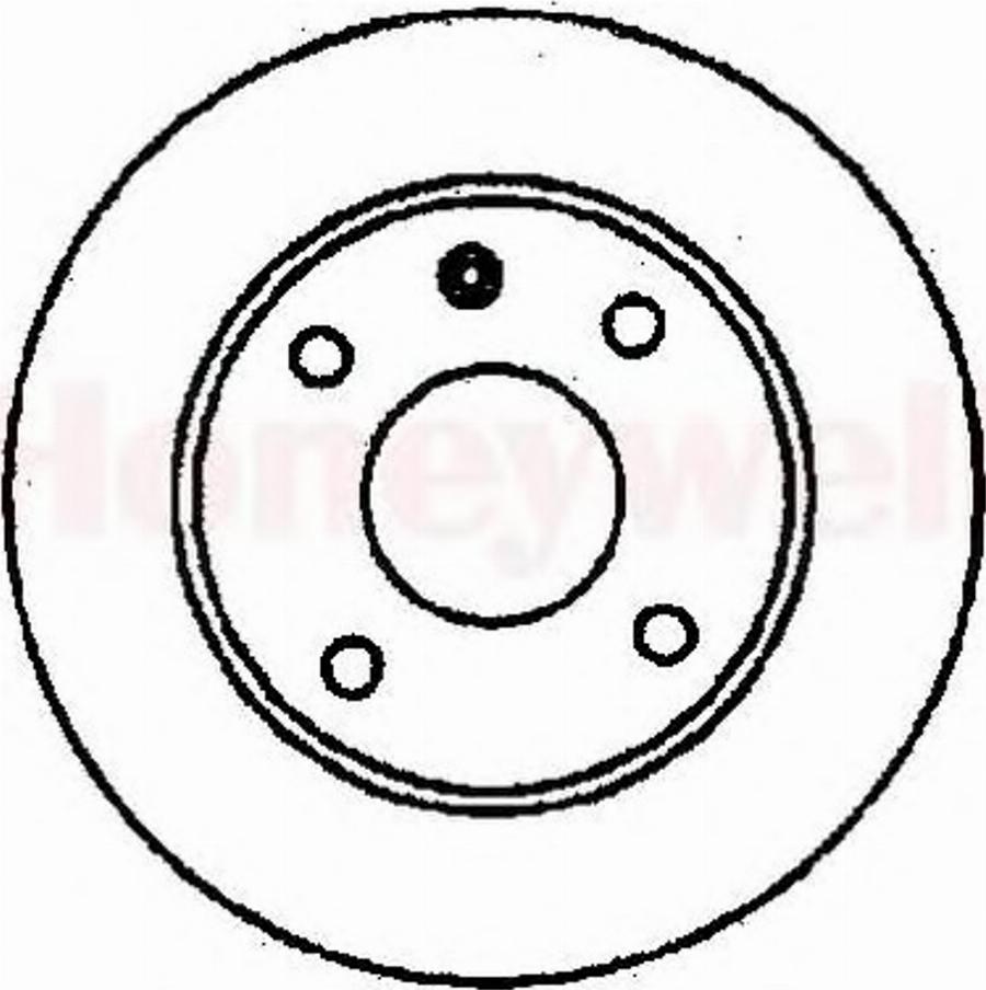 BENDIX 561373 B - Brake Disc autospares.lv