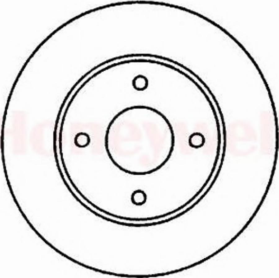 BENDIX 561244 B - Brake Disc autospares.lv