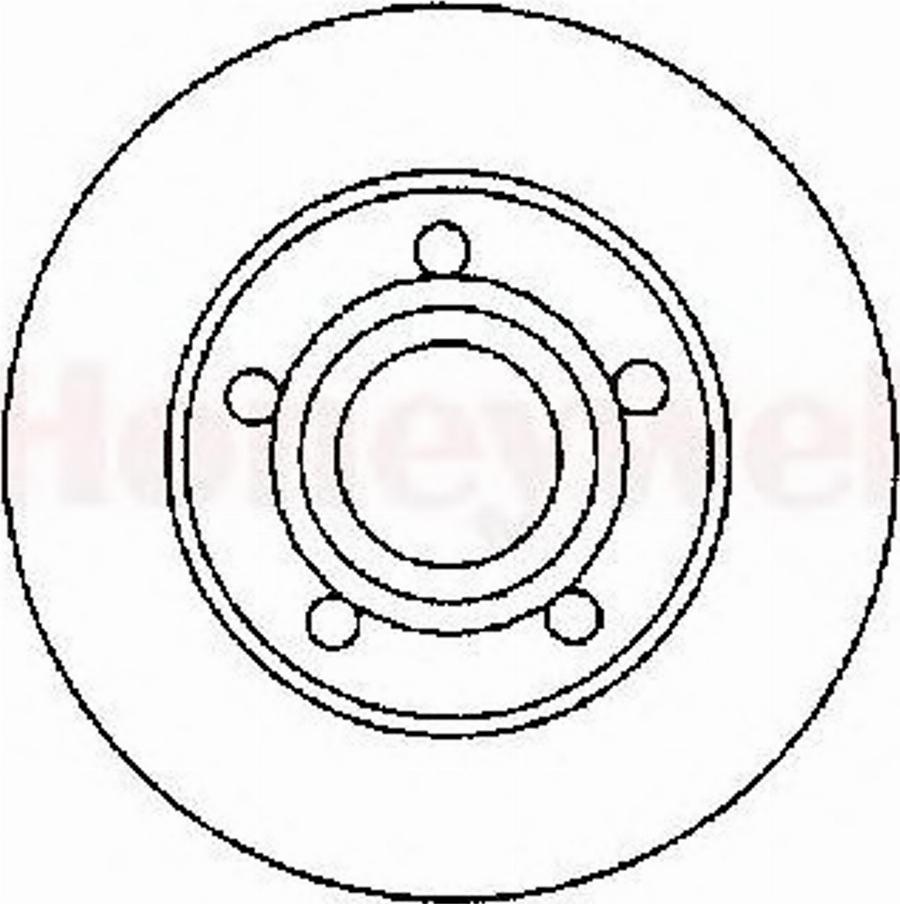 BENDIX 561247B - Brake Disc autospares.lv