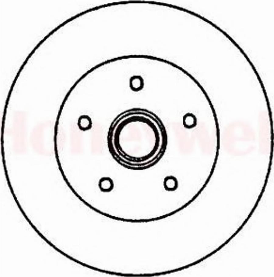 BENDIX 561252 B - Brake Disc autospares.lv