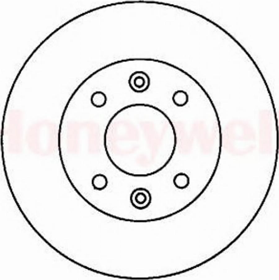 BENDIX 561257 B - Brake Disc autospares.lv