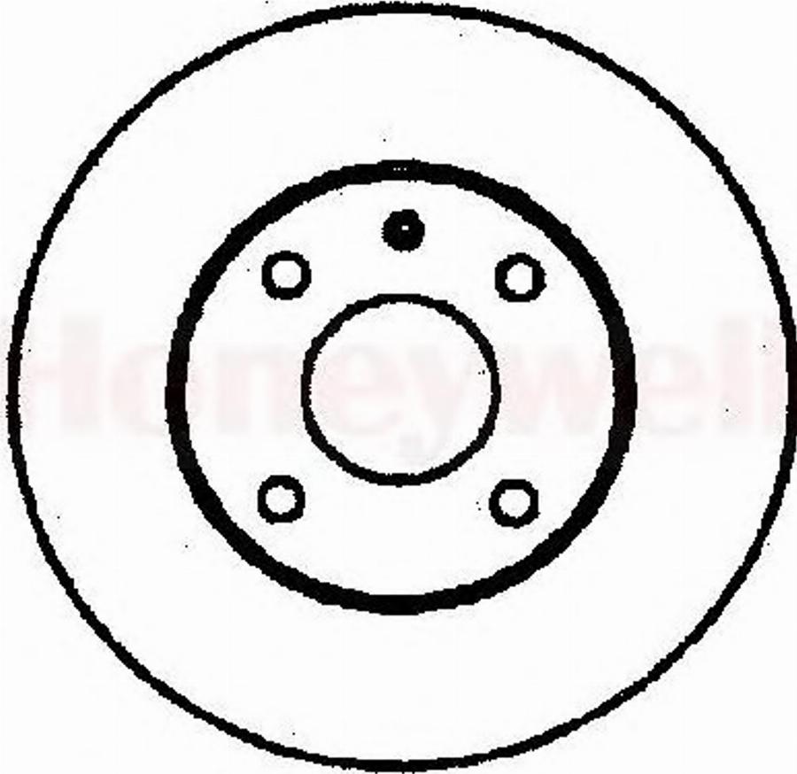 BENDIX 561709 B - Brake Disc autospares.lv