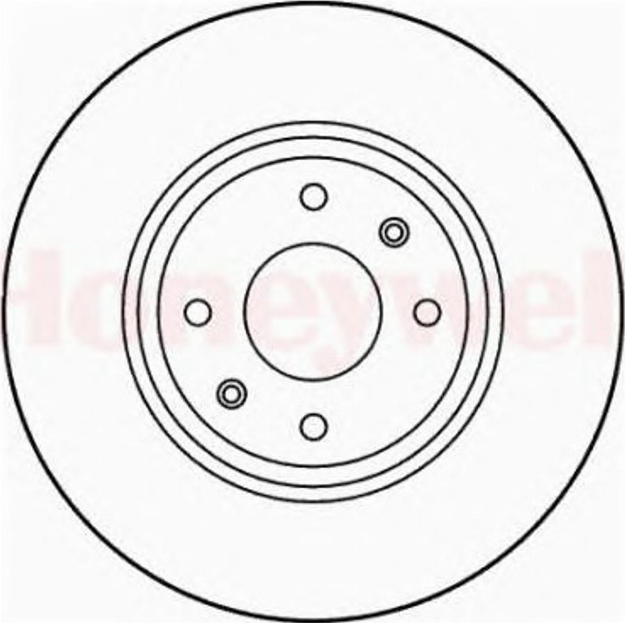 BENDIX 561705 B - Brake Disc autospares.lv