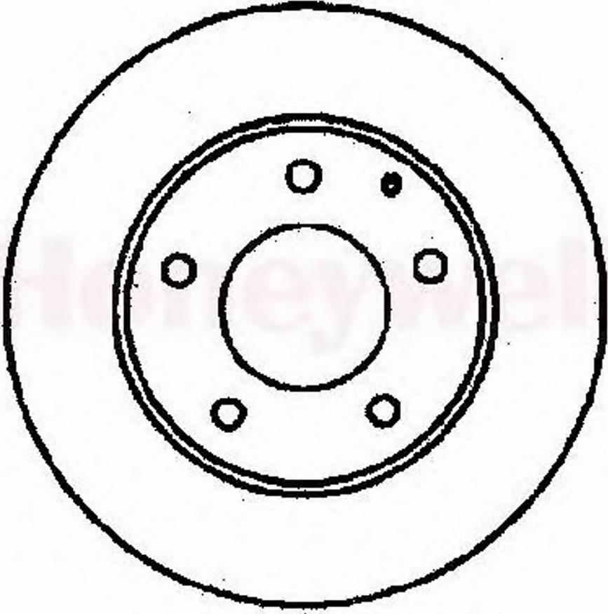 BENDIX 561716 B - Brake Disc autospares.lv