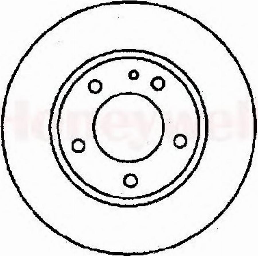 BENDIX 561717 B - Brake Disc autospares.lv