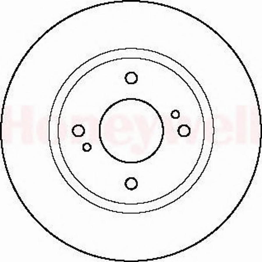 BENDIX 561725 B - Brake Disc autospares.lv