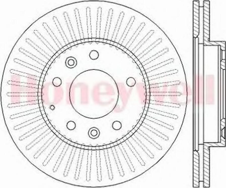 BENDIX 562446B - Brake Disc autospares.lv