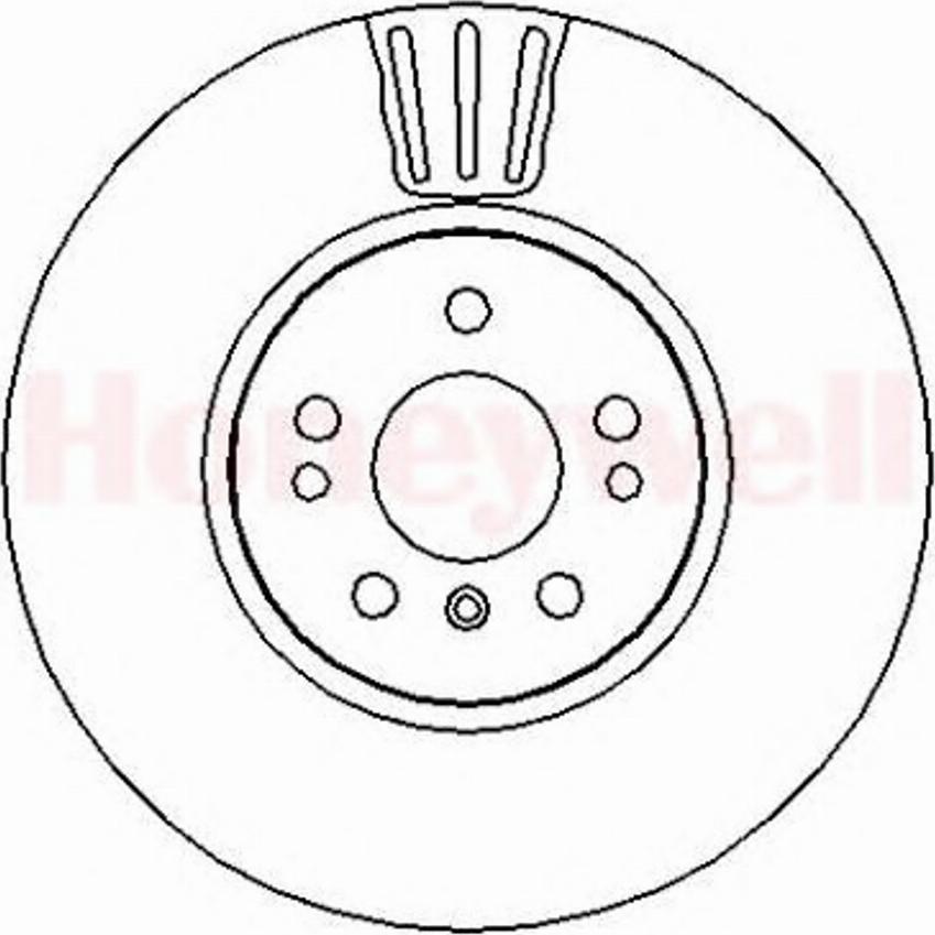 BENDIX 562403B - Brake Disc autospares.lv