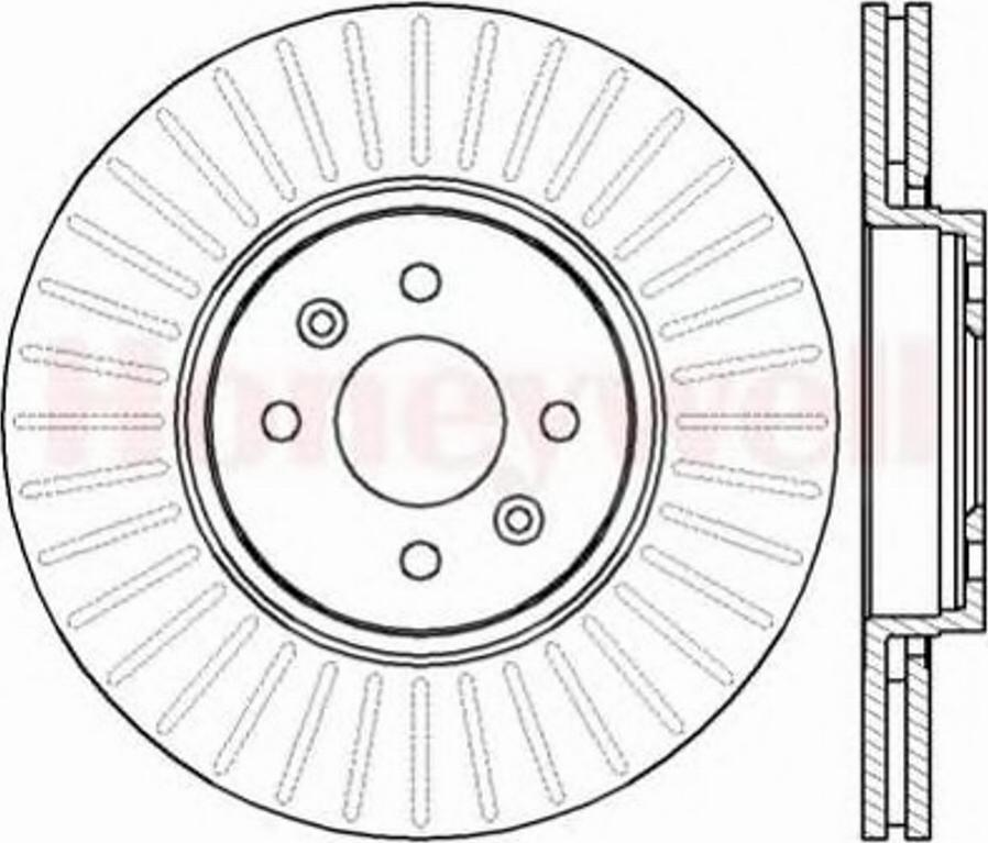 BENDIX 562410B - Brake Disc autospares.lv