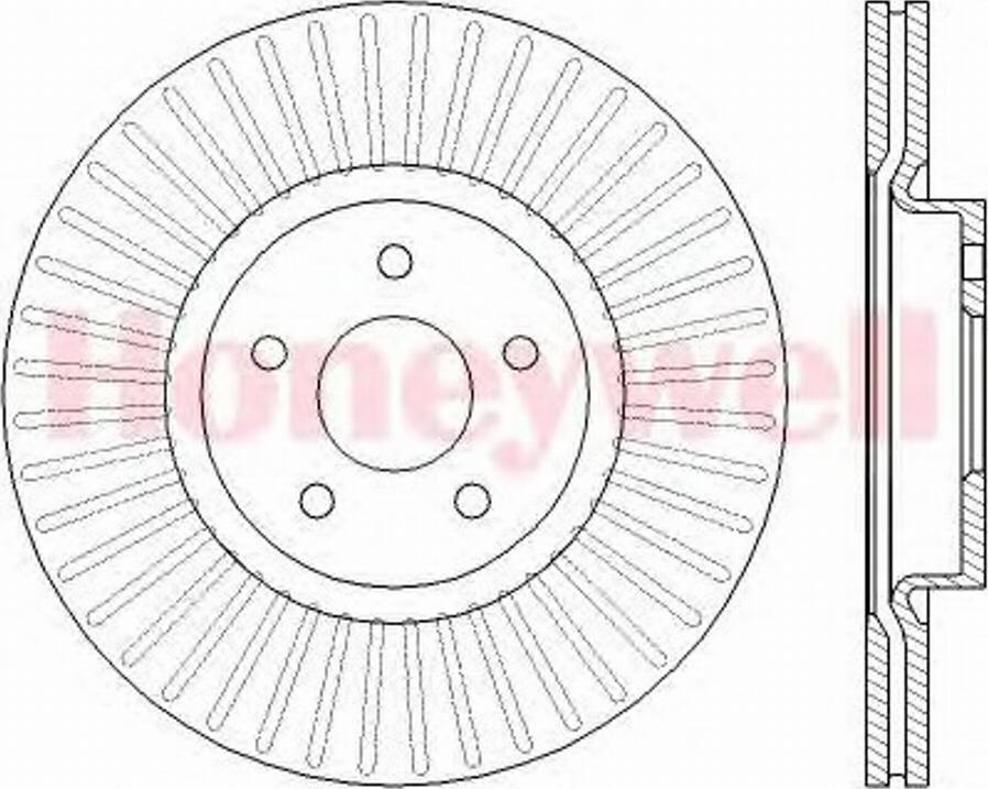 BENDIX 562434B - Brake Disc autospares.lv