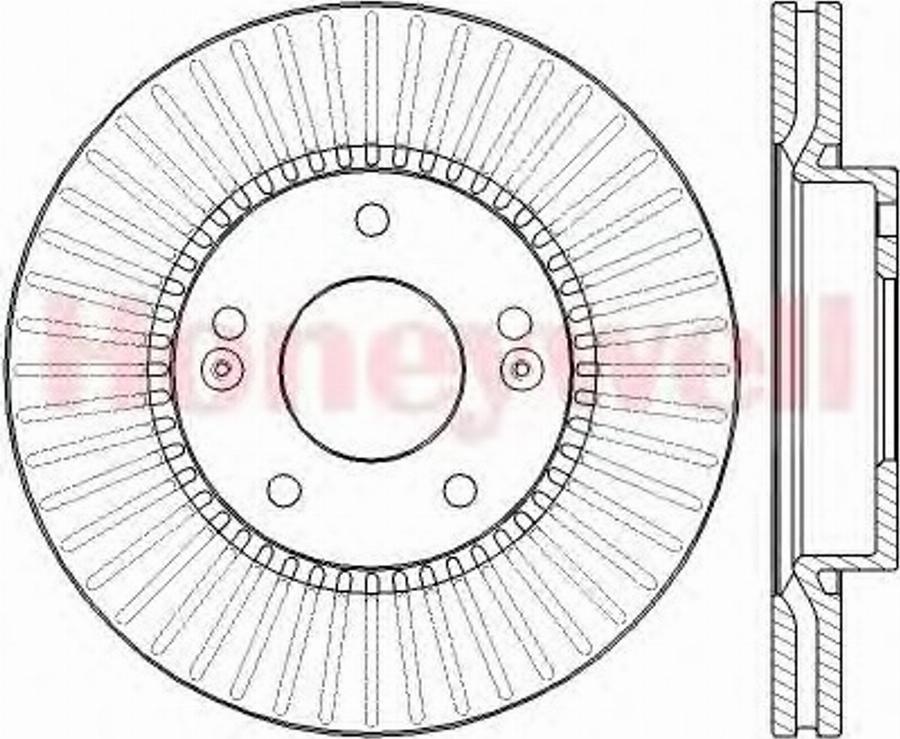 BENDIX 562433B - Brake Disc autospares.lv