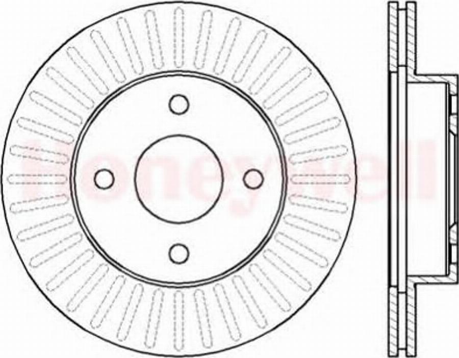 BENDIX 562426B - Brake Disc autospares.lv