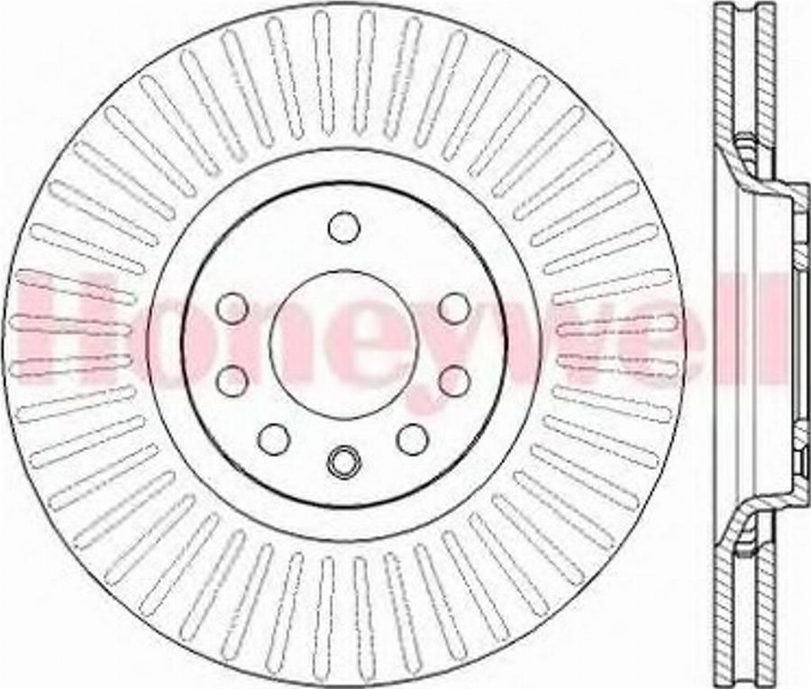 BENDIX 562423B - Brake Disc autospares.lv