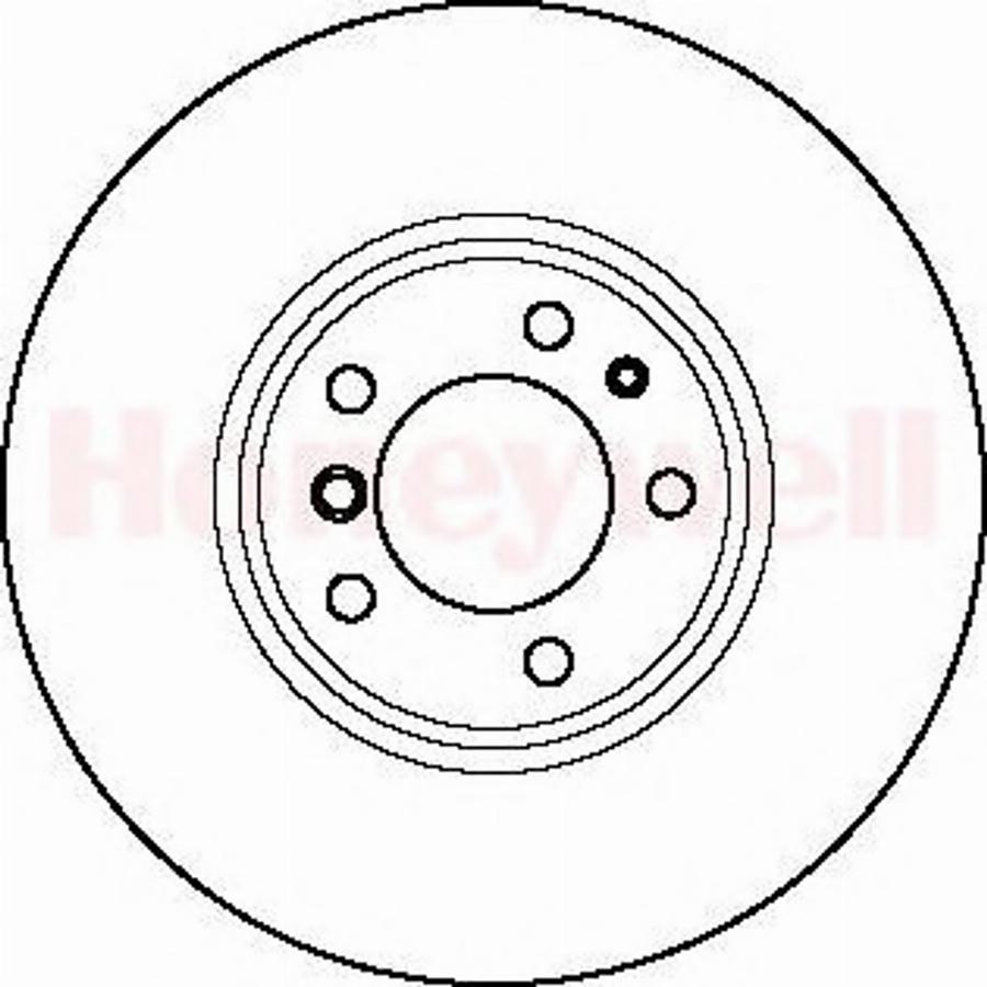 BENDIX 562091 B - Brake Disc autospares.lv