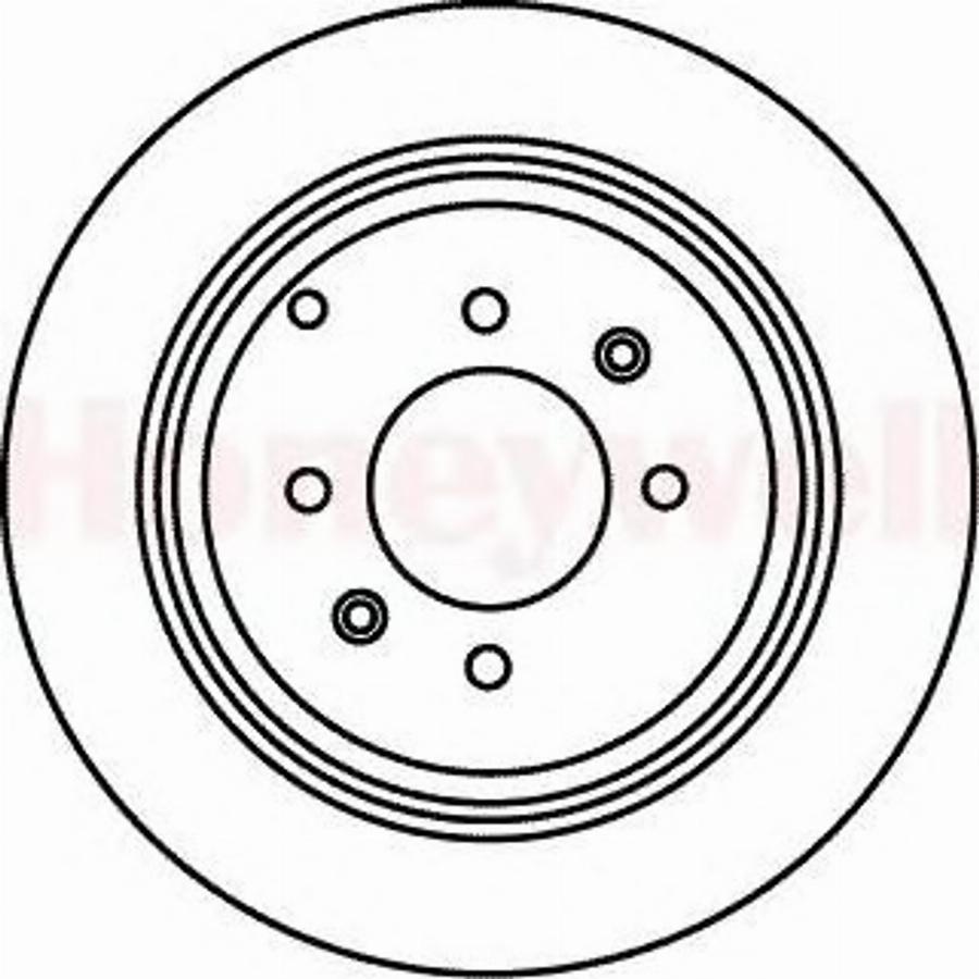 BENDIX 562042 B - Brake Disc autospares.lv