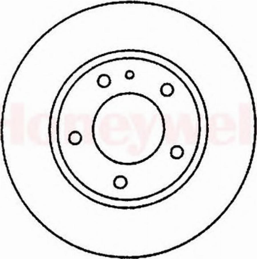 BENDIX 562051 B - Brake Disc autospares.lv