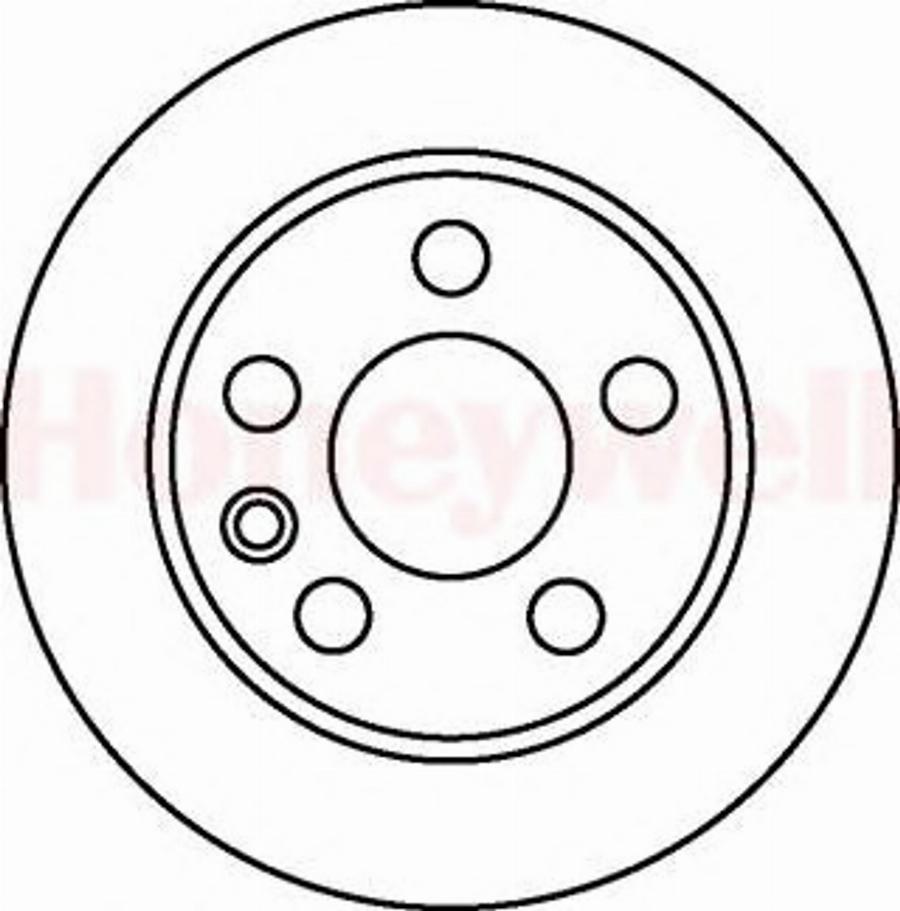 BENDIX 562057 B - Brake Disc autospares.lv