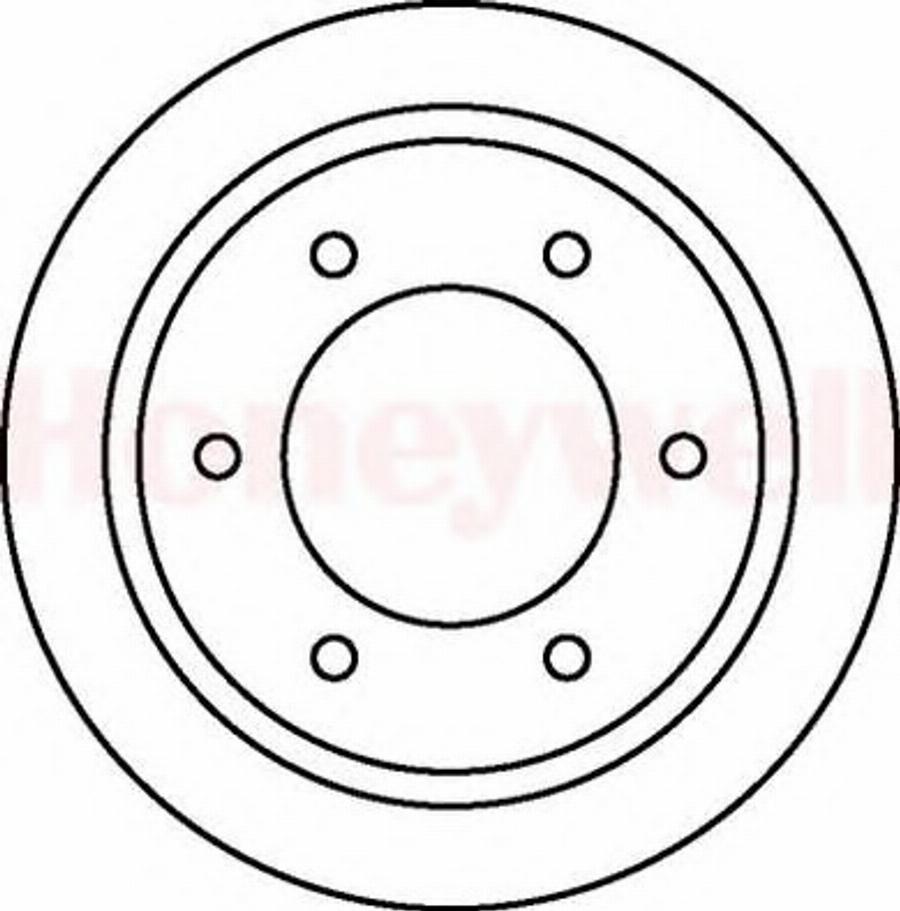 BENDIX 562064 B - Brake Disc autospares.lv