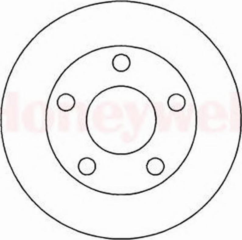 BENDIX 562005 B - Brake Disc autospares.lv